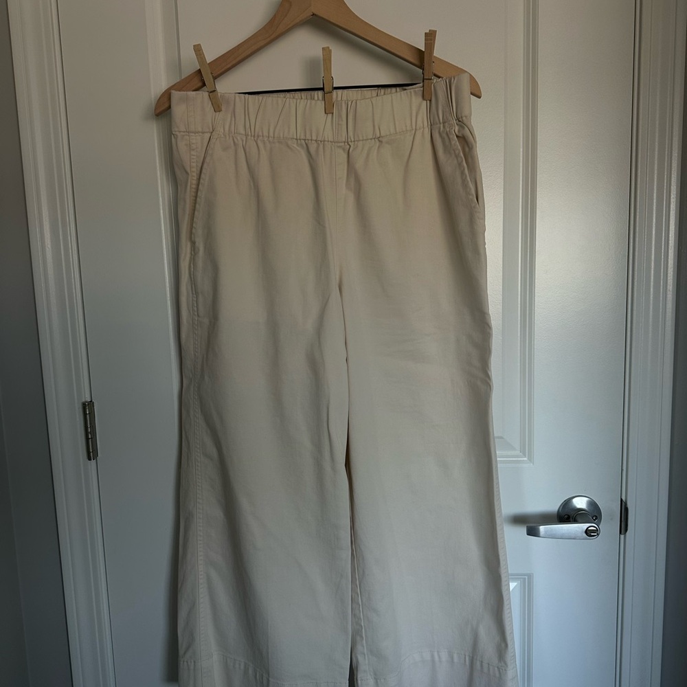 J. Crew Cream Ankle Pants